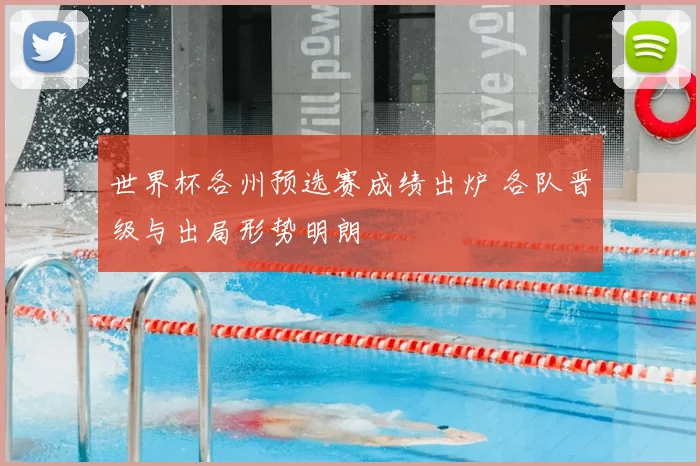 世界杯各州预选赛成绩出炉 各队晋级与出局形势明朗
